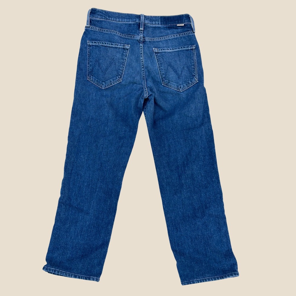 Mother Superior The Tomcat Ankle Jeans Cannonball Blue Straight Leg 29 1664-259 - Picture 2 of 8